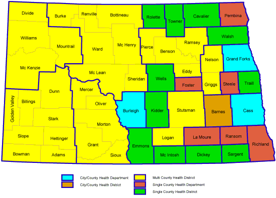 Map of Local Health Units